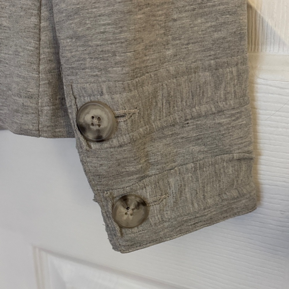 Gray Women's Sweatshirt Jacket - Picture 3 of 3